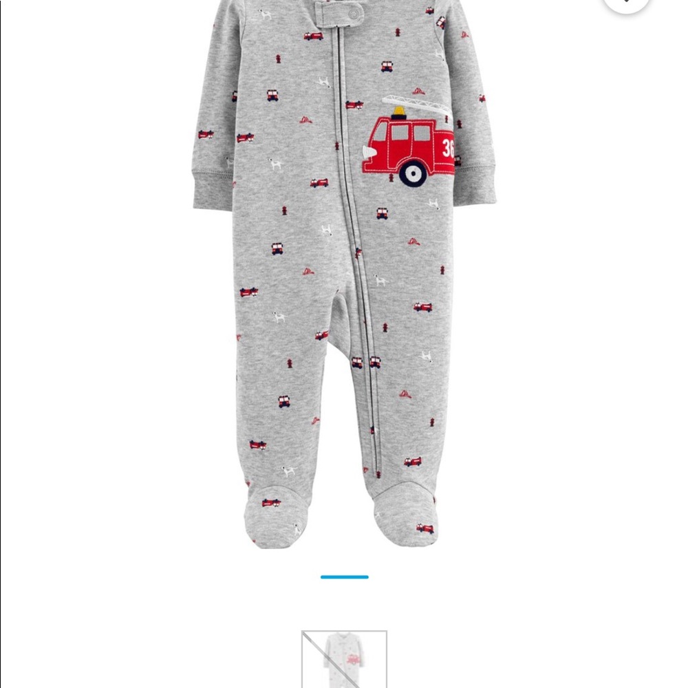 Fire department onesie